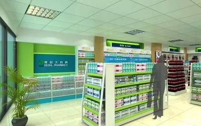 連鎖藥店德致大藥房形象設計效果圖